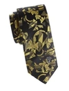 VERSACE Textured Abstract Silk Tie,0400099298993