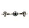 ALEXANDER MCQUEEN ALEXANDER MCQUEEN CRYSTAL EMBELLISHED TWIN SKULL RING