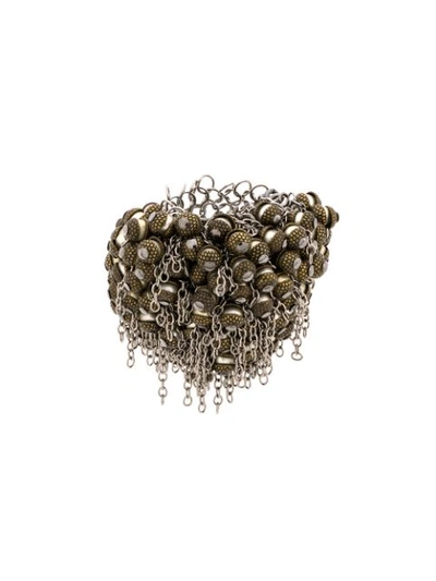 Marc Le Bihan Chain Embellished Ring - 金属色 In Metallic