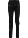 BALMAIN CLASSIC BIKER SKINNY JEANS