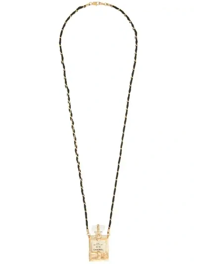 Pre-owned Chanel Cc Necklace In Black