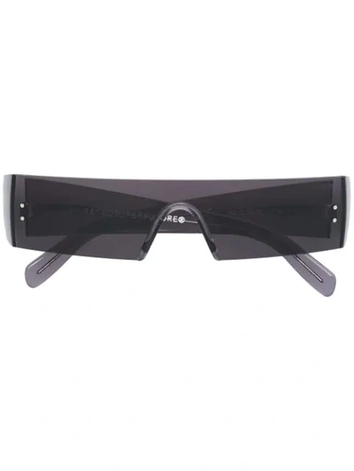 Retrosuperfuture Vision Sheer Sunglasses In Black
