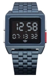 ADIDAS ORIGINALS ARCHIVE DIGITAL BRACELET WATCH, 36MM,Z013041