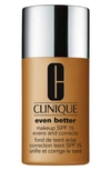 Clinique Even Better Makeup Broad Spectrum Spf 15 Foundation Wn 118 Amber In 118 Amber