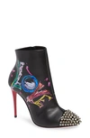 CHRISTIAN LOUBOUTIN LOVE IS A BOOT SPIKED BOOTIE,3181131