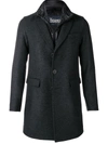 HERNO CLASSIC SINGLE-BREASTED COAT