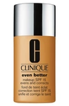 Clinique Even Better & Trade; Makeup Broad Spectrum Spf 15 Foundation Wn 104 Toffee