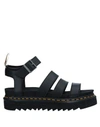 Dr. Martens' Dr.martens Hydro Leather Blaire Sandals In Black