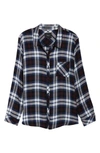 Rails Hunter Plaid Shirt In Navy Magenta White