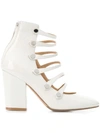 THE SELLER THE SELLER STRAPPY ANKLE BOOTS - WHITE