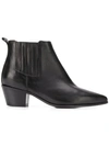 THE SELLER THE SELLER POINTED ANKLE BOOTS - BLACK