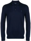 POLO RALPH LAUREN LOGO EMBROIDERED POLO SWEATER