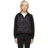 Moncler Zipped Up Puffer Jacket In Blue