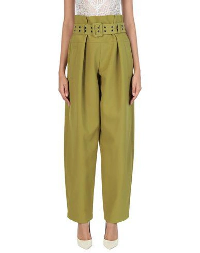 Emilio Pucci Casual Pants In Military Green
