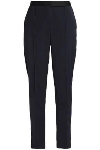 Amanda Wakeley Woman Jersey Tapered Trousers Midnight Blue