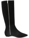 THE SELLER THE SELLER ZIPPED MID-CALF BOOTS - BLACK