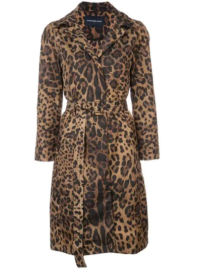 Samantha Sung Parisseinne Leopard Print Coat - 棕色 In Brown
