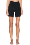Spanx Oncore High Waisted Mid Thigh Shorts In Very Black