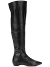 THE SELLER THE SELLER POINTED KNEE-LENGTH BOOTS - BLACK
