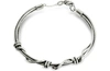 GIACOMO BURRONI DESIGNER MEN'S BRACELETS SILVER BANGLE