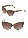 BALMAIN 57MM Butterfly Sunglasses,0400099277223