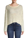 CHLOÉ OPEN-KNIT CROP SWEATER,0400099472817