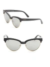 BALENCIAGA 55MM Cat Eye Sunglasses,0400099855991