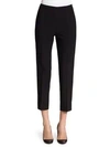 PIAZZA SEMPIONE WOMEN'S AUDREY CROPPED WOOL PANTS,400095444639