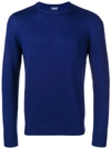 DRUMOHR DRUMOHR CREWNECK JUMPER - BLUE