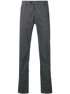 AL DUCA D'AOSTA MELANGE KNIT STYLE TROUSERS