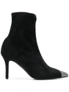 THE SELLER THE SELLER POINTED ANKLE BOOTS - BLACK