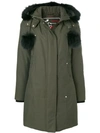 MOOSE KNUCKLES HOODED PADDED COAT