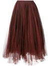 MARC LE BIHAN tulle midi skirt