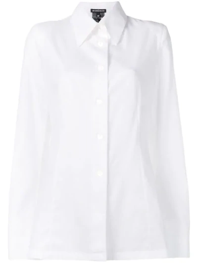 Ann Demeulemeester 白色 Rigatino 衬衫 In White
