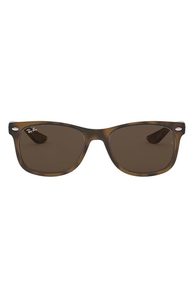 Ray Ban Junior 48mm Wayfarer Sunglasses In Havana Solid