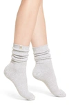 Ugg Ribbed Crew Socks In Seal