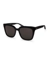Barton Perreira Bolsha Rectangle Gradient Sunglasses In Black