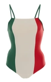 ADRIANA DEGREAS TRICOLOR ONE PIECE SWIMSUIT,V19MAAL0075