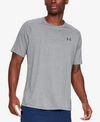 Under Armour Men's Sportstyle Left Chest Short Sleeve In Steel Light Heather/black