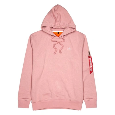 Alpha Industries Xfit Black Terry Sweatshirt In Light Pink