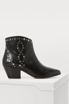 ISABEL MARANT Dacken Ankle Boots,18HBO0166-18H004S/01BK