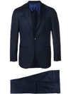 Barba Napoli Pinstripe Suit In Blue