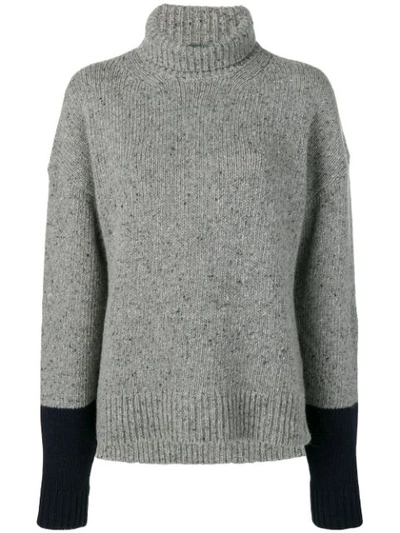 Alexa Chung Knitted Sweater - 灰色 In Grey