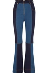 Alice Mccall Hometown Patchwork Flared Jeans In Mid Denim