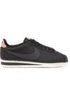 NIKE CLASSIC CORTEZ TEXTURED-LEATHER SNEAKERS