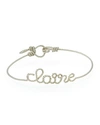 Atelier Paulin Personalized 10-letter Twist Wire Bracelet, Silver