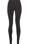 LIVE THE PROCESS LIVE THE PROCESS WOMAN STRETCH LEGGINGS BLACK,3074457345617214324