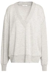 RAG & BONE WOMAN FRENCH MODAL-BLEND TERRY TOP LIGHT GRAY,GB 7668287966446463