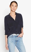 Equipment Signature Silk Shirt In Eclipse