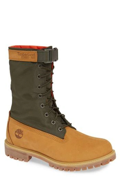 Timberland Men's Gaiter Limited Release Waterproof Boots Men's Shoes In Wheat/ Grape Nubuck